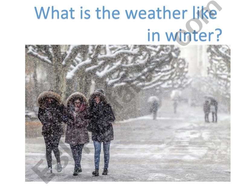 What is the weather like in winter?