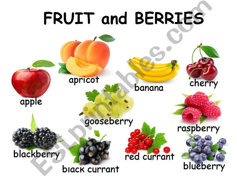 Fruit and Berries powerpoint