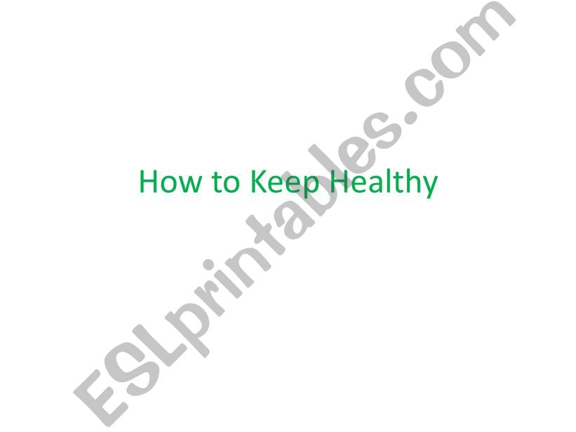 How to Keep Healthy Role Playing Exercise