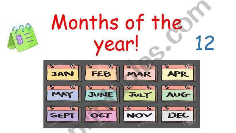 Months of the year and holidays Colombia