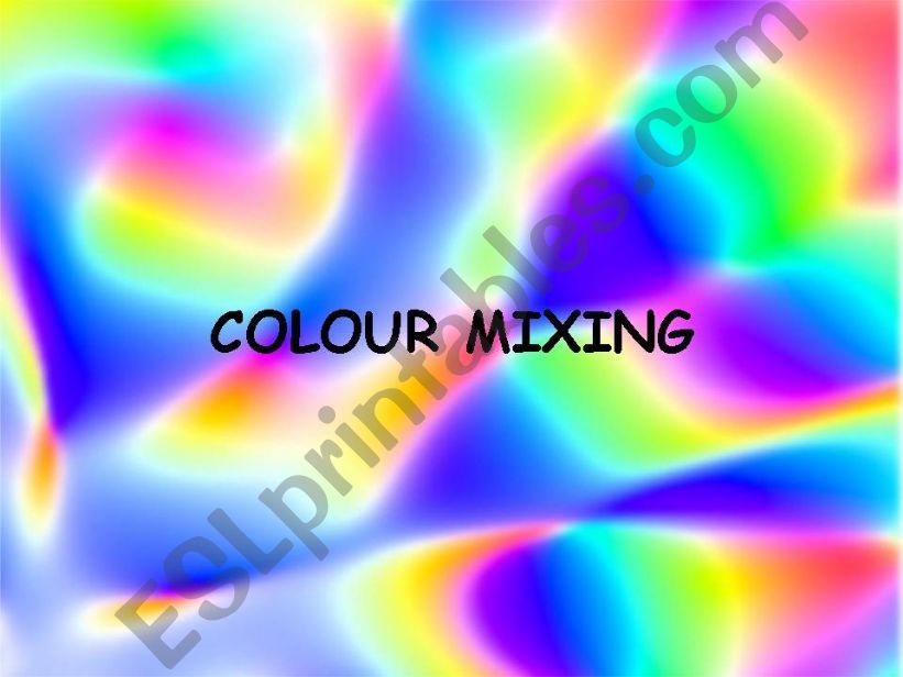 Colour mixing powerpoint