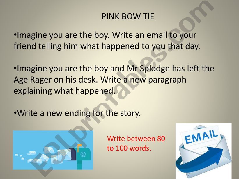PINK BOW TIE powerpoint
