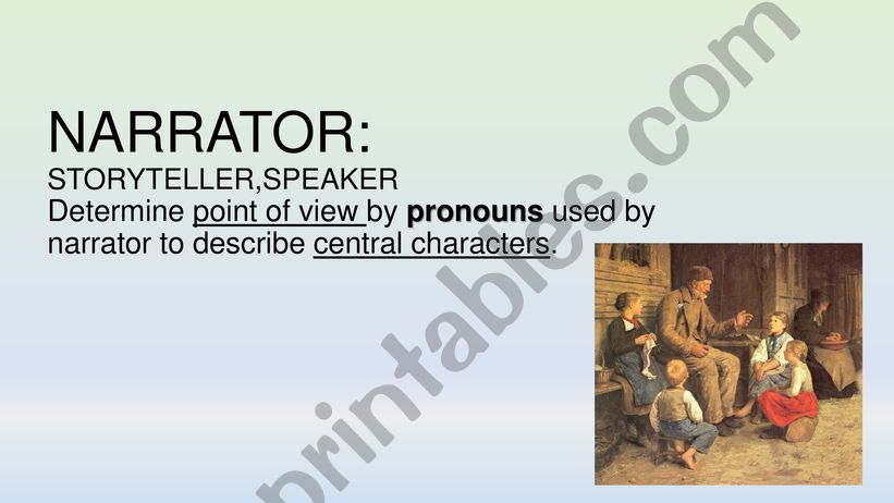 Finders Keepers Narrator powerpoint
