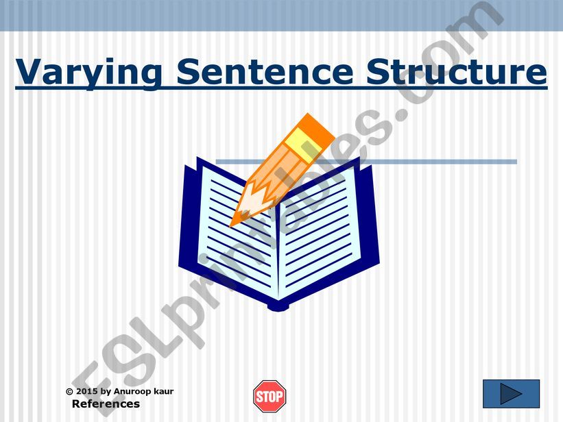 Sentence structure powerpoint