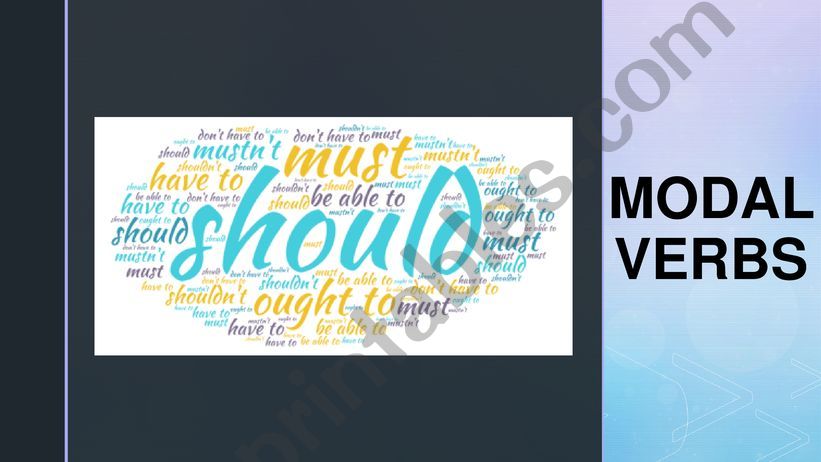 Modal Verbs powerpoint