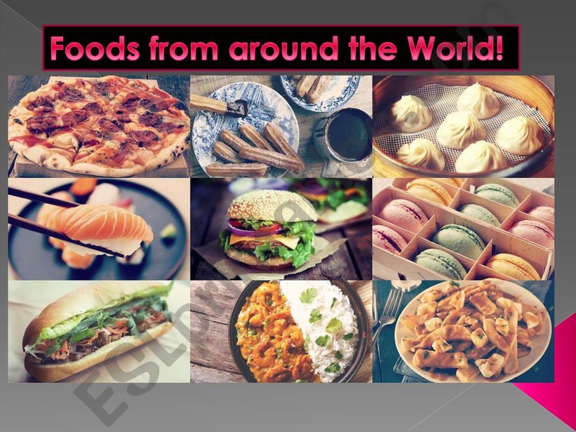 Foods from Around the World powerpoint