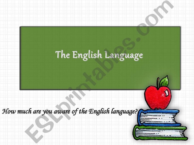 The English Languge Quiz powerpoint