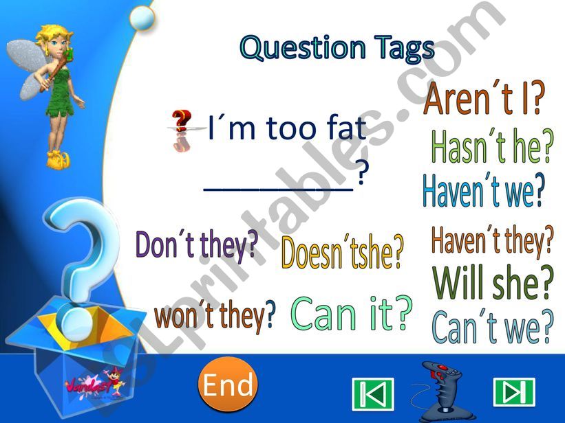 question tags  powerpoint