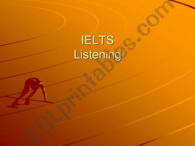 IELTS - Listening powerpoint