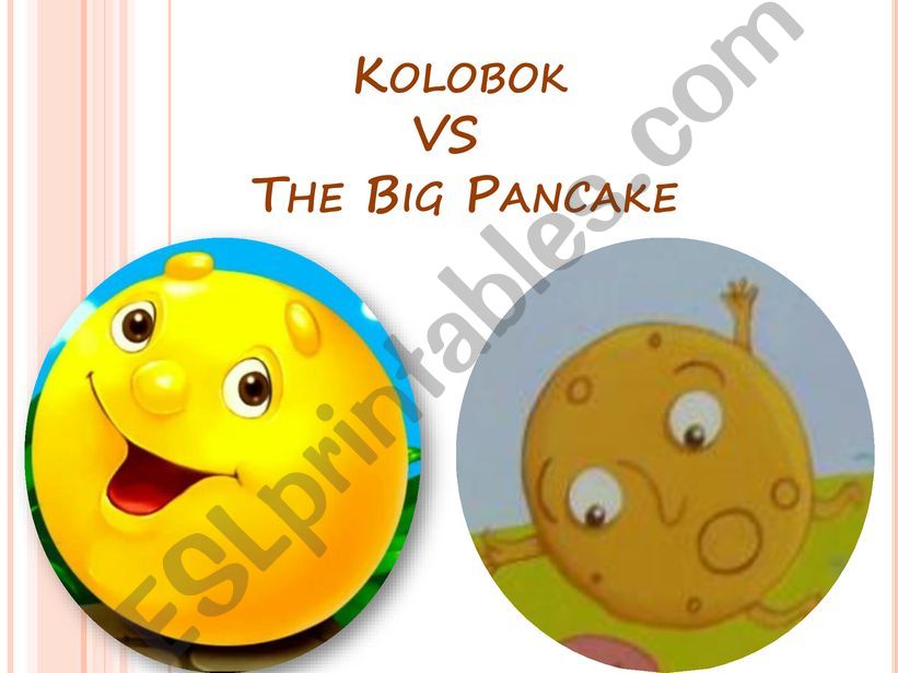 Kolobok vs The Big Pancake powerpoint