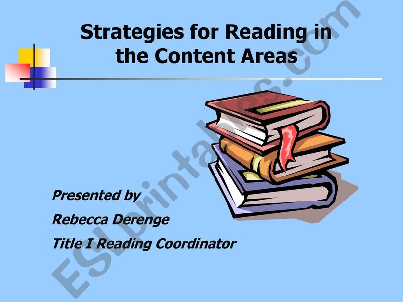Reading Strategies in the content areas