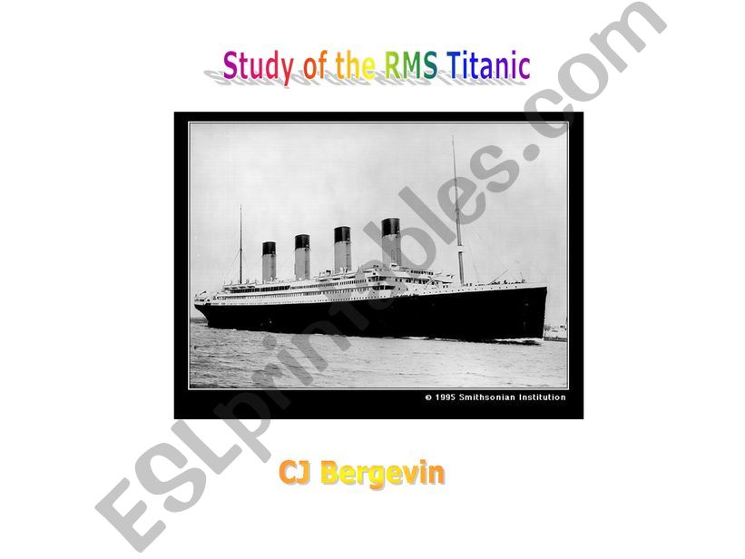 Titanic powerpoint