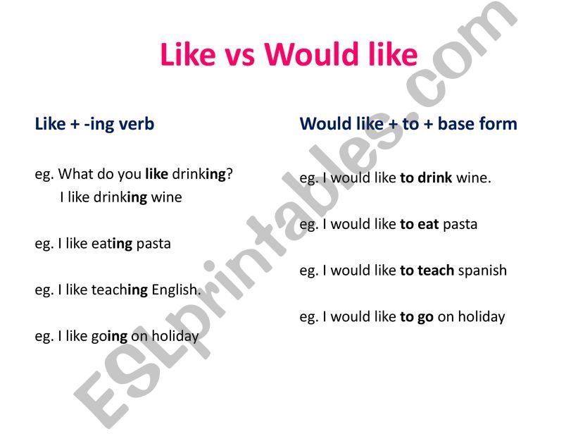 would-like-vs-like-esl-worksheet-by-shinmirx