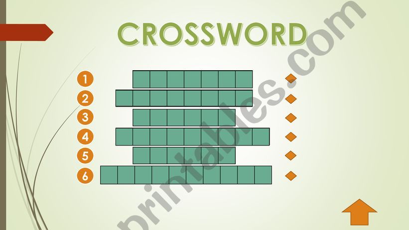 Crossword game Technology powerpoint