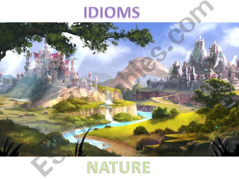 Nature Idioms powerpoint