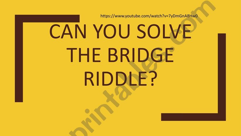 Riddle powerpoint