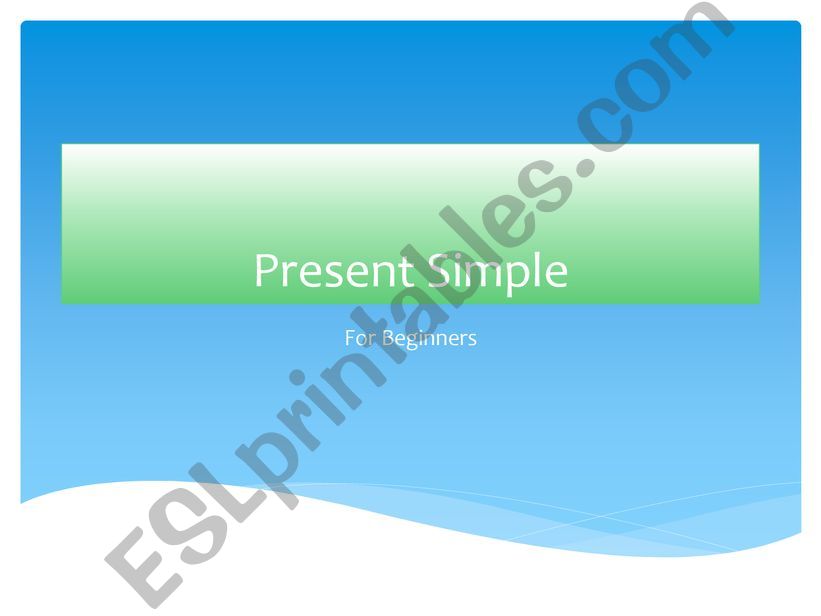 Present simile presentation powerpoint