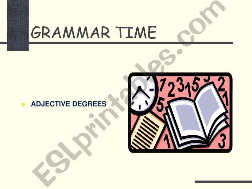 Adjective Comparison powerpoint