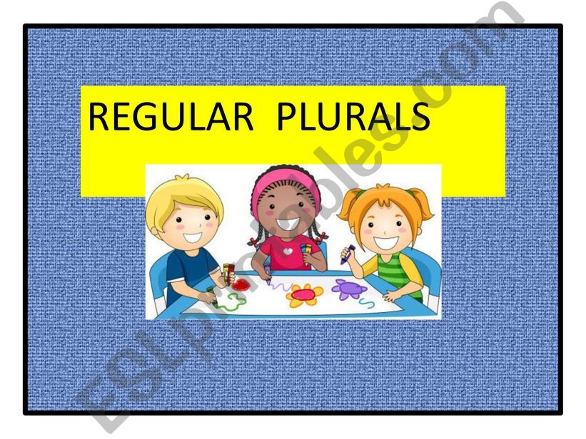 Plurals for kids powerpoint