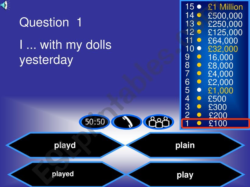 Simple Past tense. Regular and Irregular verbs.