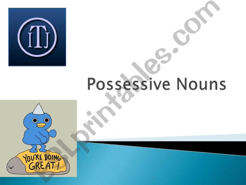 Possessive Nouns Presentation - Pear Deck Activity