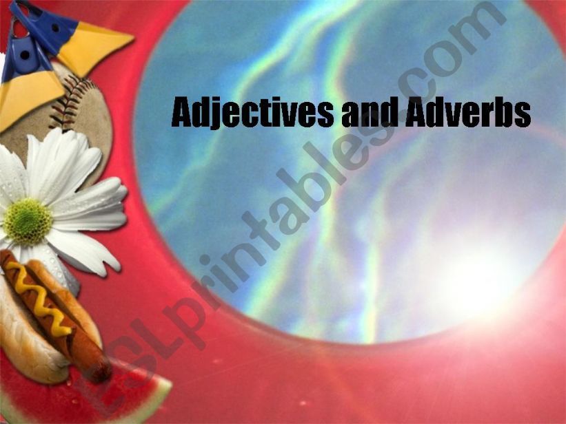 Esl English Powerpoints Adjectives And Adverbs 6518