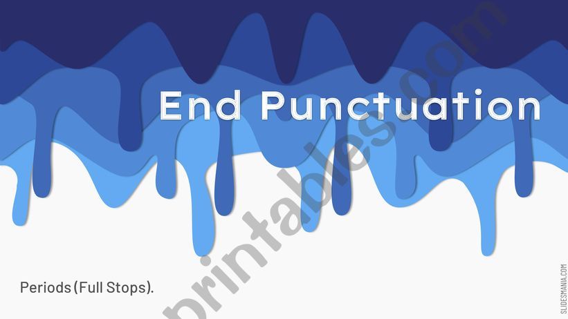 End Punctuation Presentation powerpoint