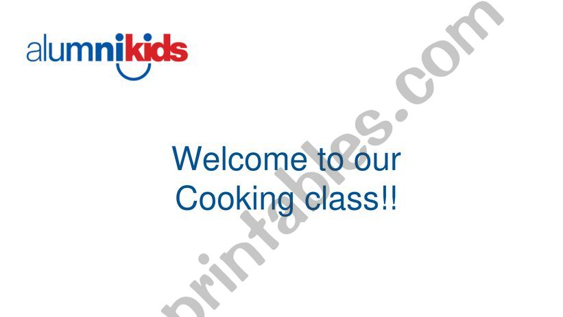 Cooking class powerpoint