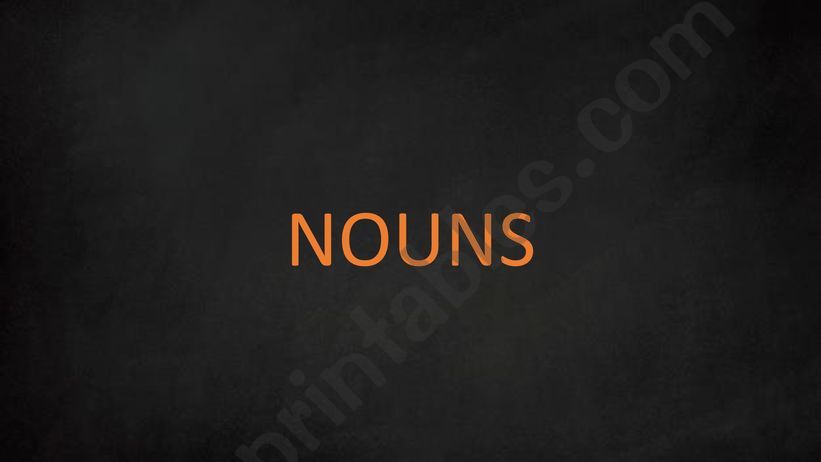 Nouns powerpoint