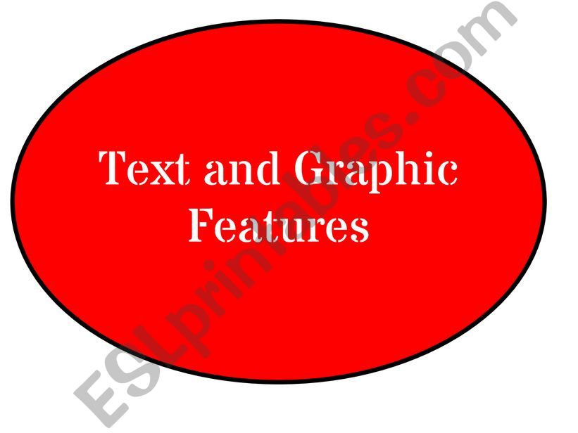 Text and Graphic Features Lesson