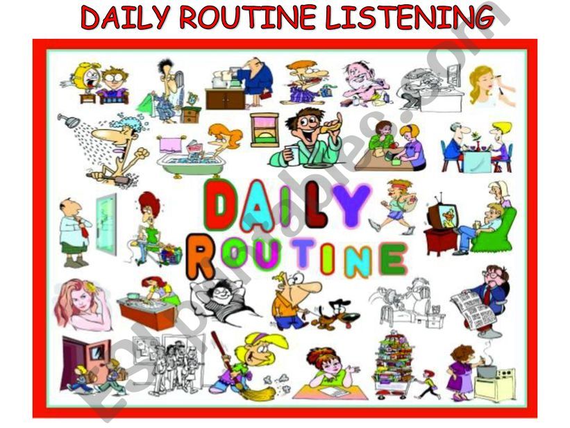 Daily Routine Listening Practice