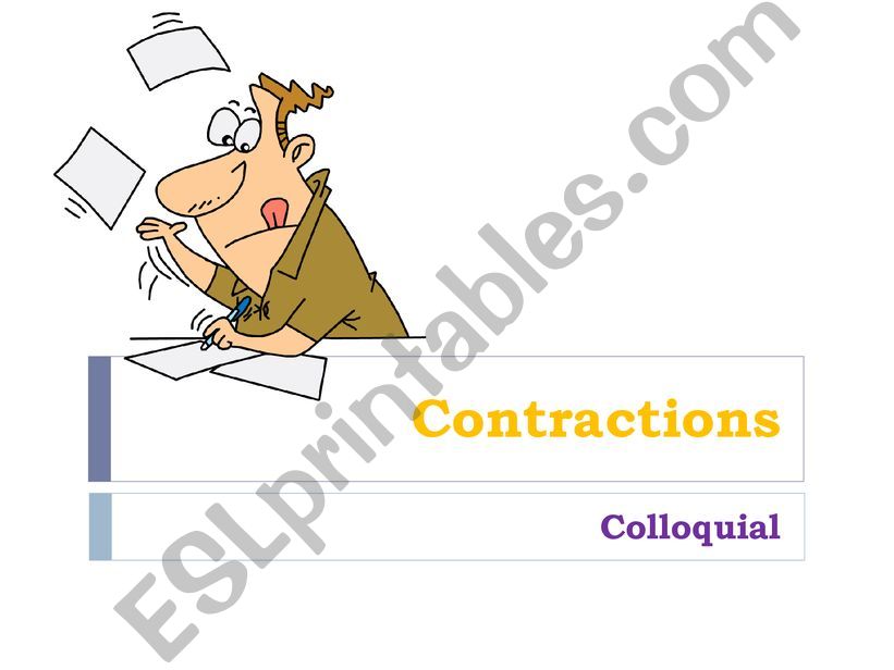 Contractions powerpoint