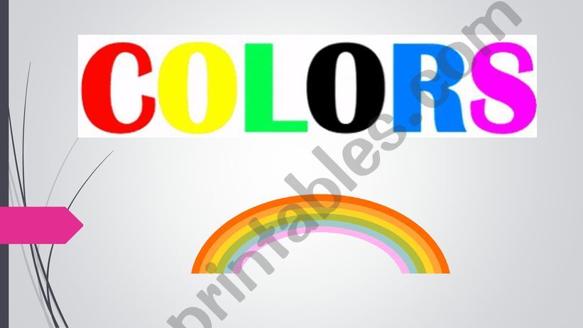 COLORS powerpoint