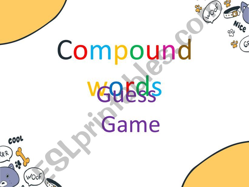 Compound Nouns powerpoint