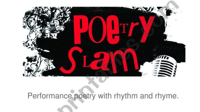 Slam Poetry powerpoint