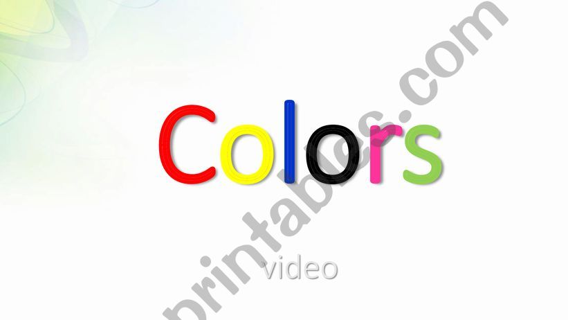 Colors powerpoint