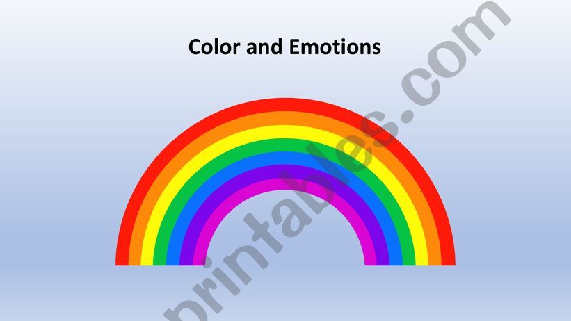Colors and Emotions powerpoint