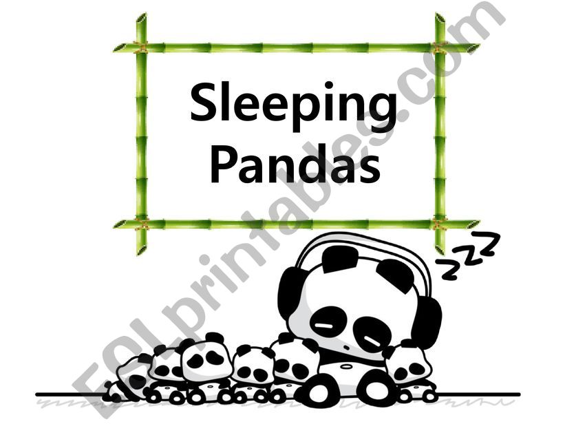 sleeping pandas powerpoint