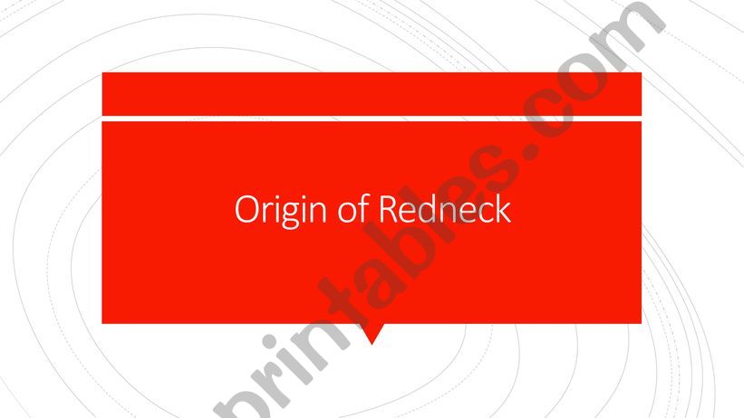 Redneck Discussion powerpoint