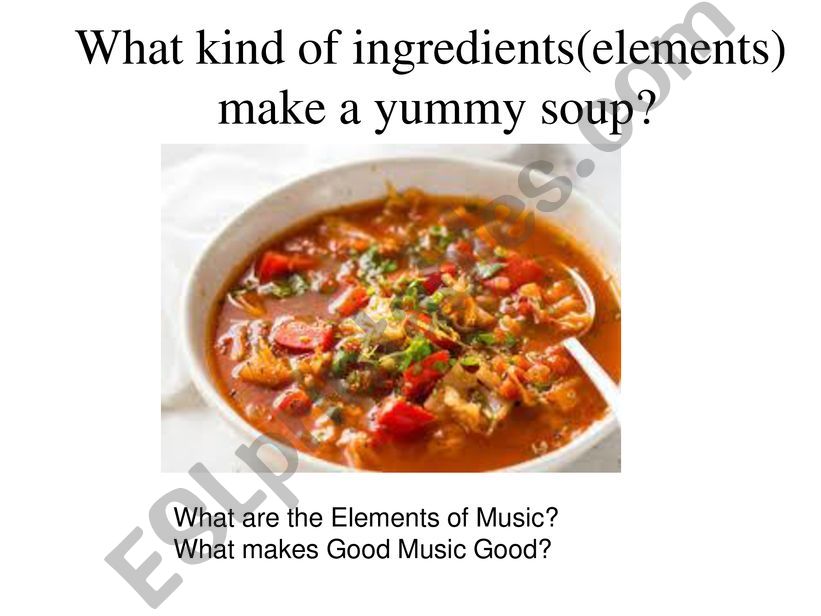 Elements of Music powerpoint