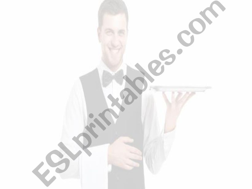 English for waiters powerpoint