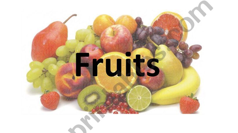 Fruits powerpoint