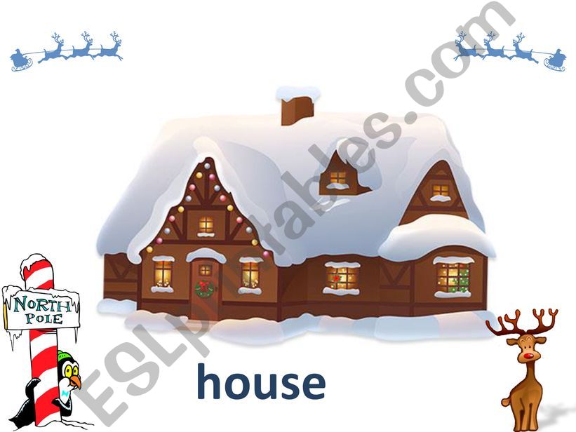 My house at Christmas powerpoint