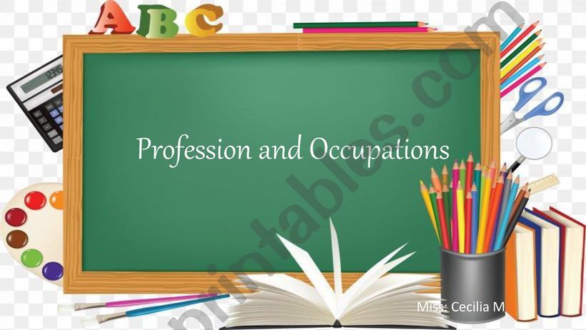 Professions and Occupations powerpoint