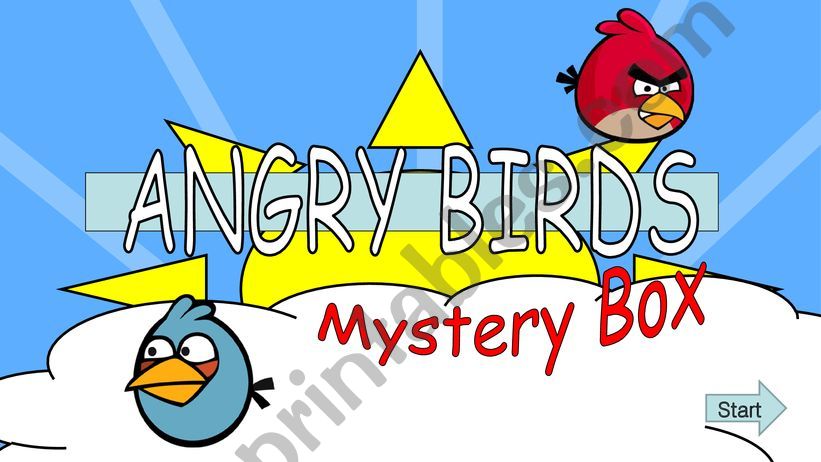 Present simple - Angry bird game