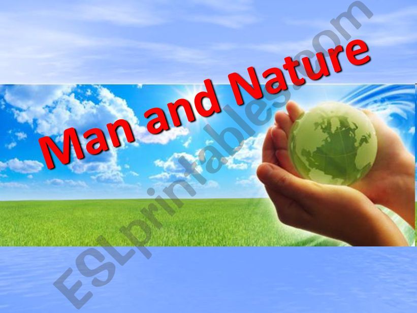 Man and Nature - Animal World powerpoint