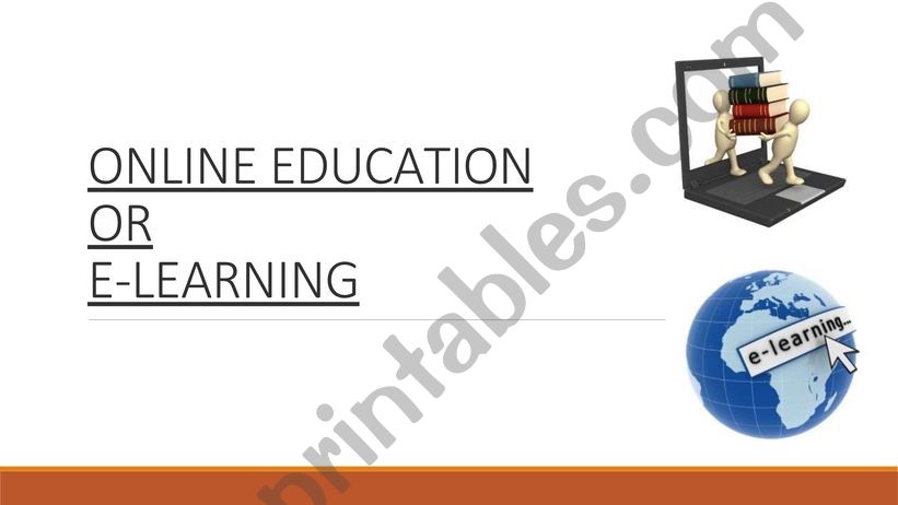 ONLINE EDUCATION powerpoint