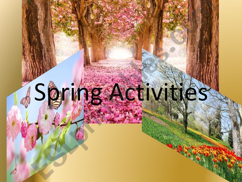 Spring activities powerpoint