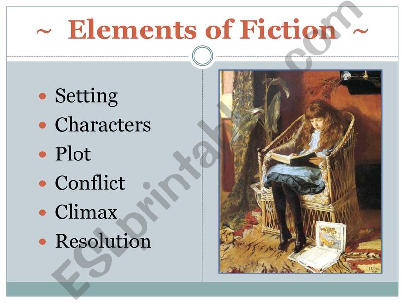 Elements of Fiction powerpoint