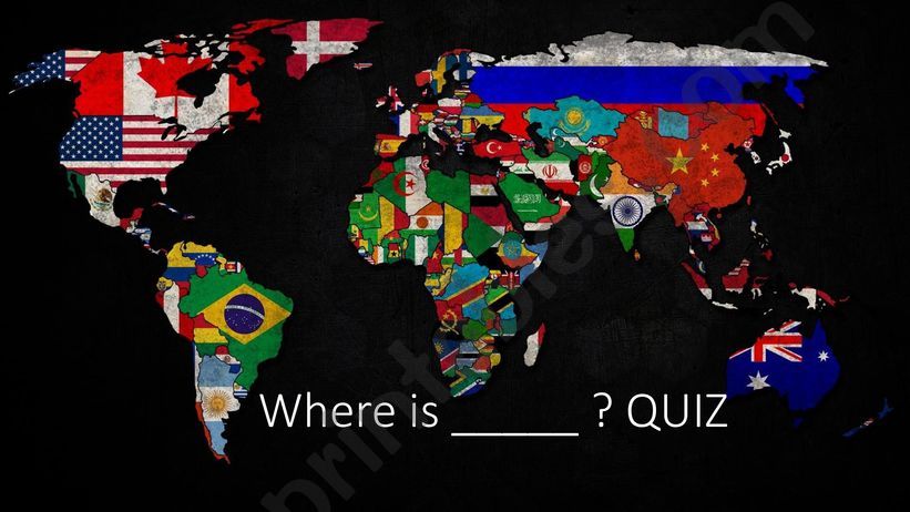 What country is this quiz Powerpoint with maps